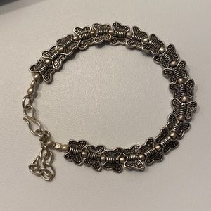 Butterfly Earrings with Matching Bracelet